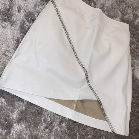 Nasty Gal Dresses & Skirts - Faux Leather Zipper Mini Skirt
